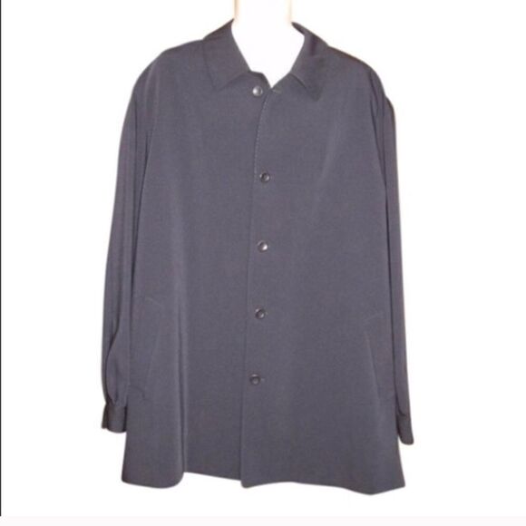 NWOT Dark Blue Dress Shirt Jacket - Picture 1 of 6